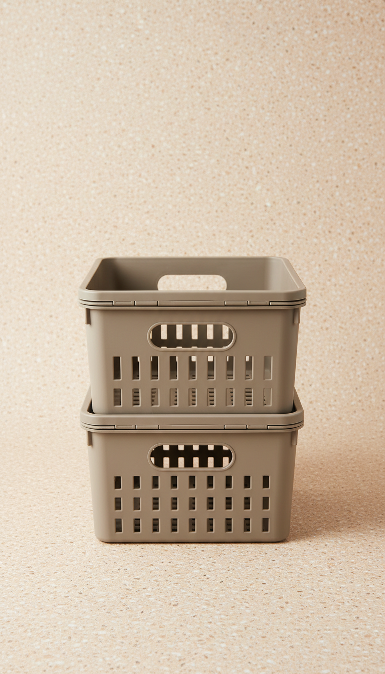 Scatola Portaoggetti Plastica Trasparente