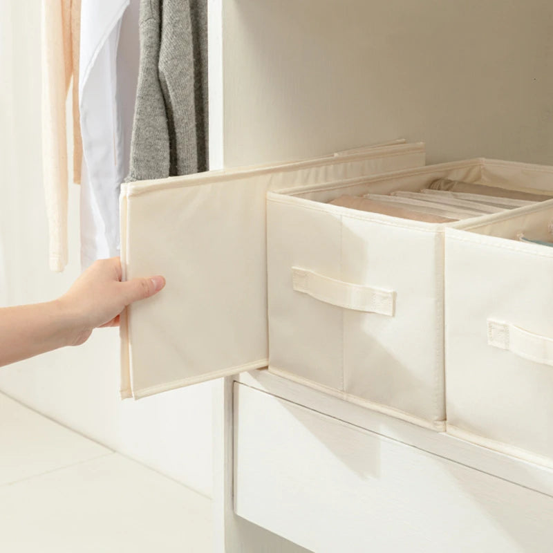 Drawer Organizer for Jeans Pants Socks Shirts Clothes Storage Box Wardrobe Cabinet Drawer Underwear Clothes Organizer Storage