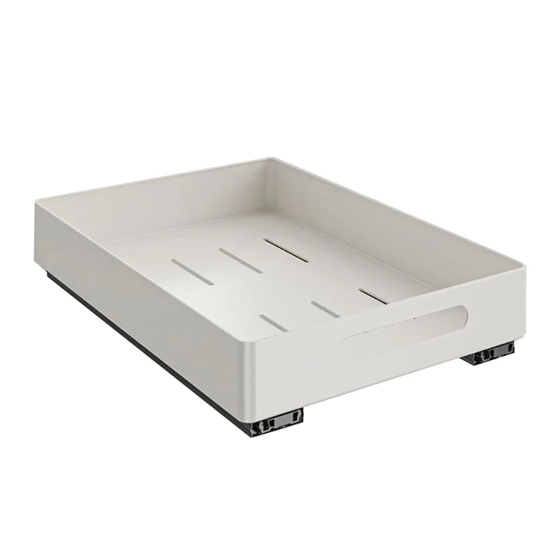Extendable Cabinet Organizer Pull Out Drawer Practical Storage Rack for Books and Condiments Bedroom Organization Tool