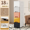 Drawer Style Organizer 15cm Narrow Side Against Wall Small Stand Cabinet Pull-Out Storage 25cm Storage Space Saving