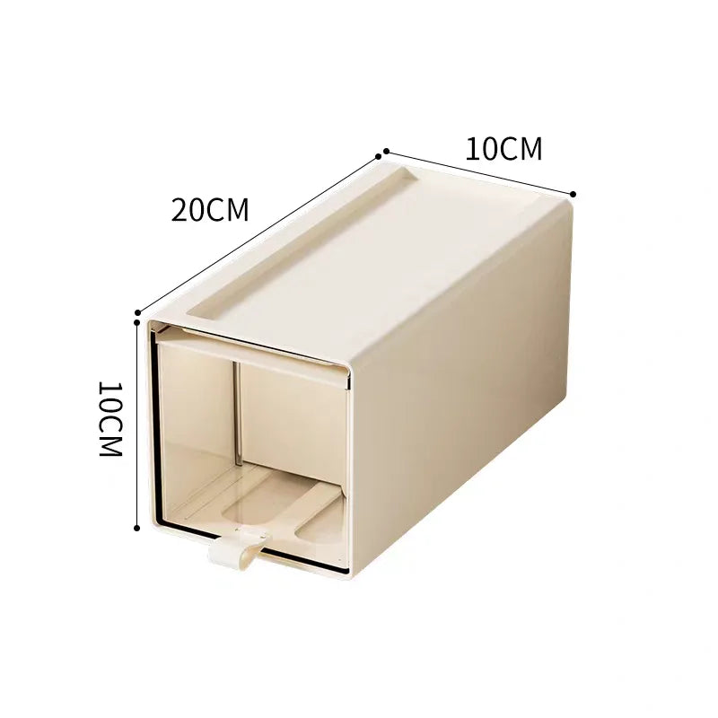 Storage Box with Drawers – Desktop Organizer, Display Case for Collectibles, Office Storage ContainerCustomizable Combination